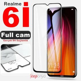 Zore Realme 6İ Kenarları Kırılmaya Dayanıklı Cam Ekran Koruyucu