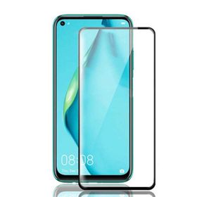 Zore Realme 8 Kenarları Kırılmaya Dayanıklı Cam Siyah Ekran Koruyucu