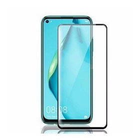 Zore Realme 8 Kenarları Kırılmaya Dayanıklı Cam Siyah Ekran Koruyucu