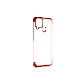 Zore Realme C15 Dört Köşeli Lazer Silikon Kılıf