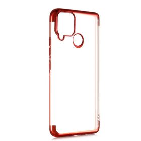 Zore Realme C15 Dört Köşeli Lazer Silikon Kılıf