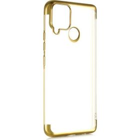Zore Realme C15 Dört Köşeli Lazer Silikon Kılıf