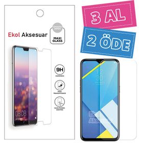 Zore Realme C2 2020 Maxi Glass Temperli Cam Ekran Koruyucu