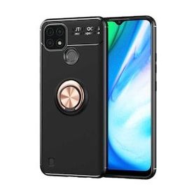 Zore Realme C21 Manyetik Yüzüklü Ravel Silikon Kılıf