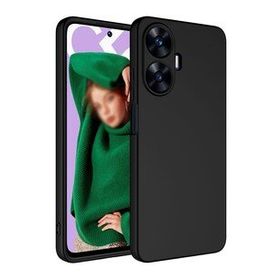 Zore Realme C55 Mara Lansman İç Yüzeyi Kadife Cep Telefonu Kılıfı