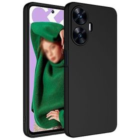 Zore Realme C55 Mara Lansman Kapak Siyah Cep Telefonu Kılıfı