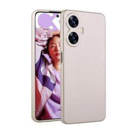 Zore Realme C55 Premier Silikon Kapak Gold Cep Telefonu Kılıfı