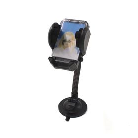 Zore RG-01 360 Derece Oynar Başlıklı Vantuzlu Tasarım Siyah Araç İçi Telefon Tutucu