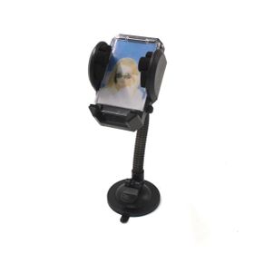 Zore RG-01 360 Derece Oynar Başlıklı Vantuzlu Tasarım Siyah Araç İçi Telefon Tutucu
