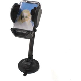 Zore RG-01 360 Derece Oynar Başlıklı Vantuzlu Tasarım Siyah Araç İçi Telefon Tutucu