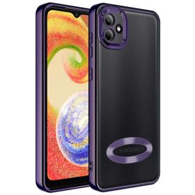 Zore Samsung Galaxy A03 Kamera Korumalı Logo Gösteren Omega Kapak Kılıf