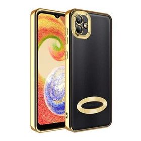 Zore Samsung Galaxy A03 Kamera Korumalı Logo Gösteren Omega Kapak Kılıf
