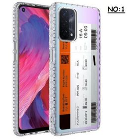 Zore Samsung Galaxy A04 Airbag Kenarlı Renkli Desenli Silikon Elegans Kapak Kılıf