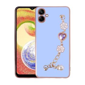 Zore Samsung Galaxy A04 El Tutamaçlı Kamera Korumalı Taka Silikon Kapak Cep Telefonu Kılıfı