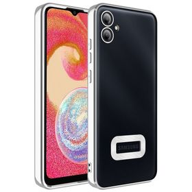 Zore Samsung Galaxy A04E Kamera Korumalı Logo Gösteren Omega Kapak Cep Telefonu Kılıfı