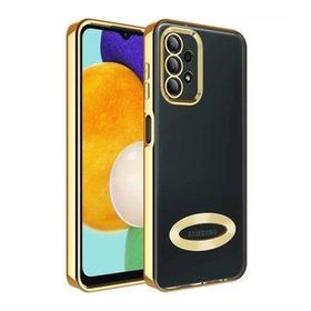 Zore Samsung Galaxy A13 4G Kamera Korumalı Logo Gösteren Omega Kapak Kılıf