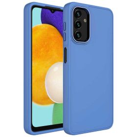 Zore Samsung Galaxy A13 4G Metal Çerçeve ve Buton Tasarımlı Silikon Luna Kapak Kılıf