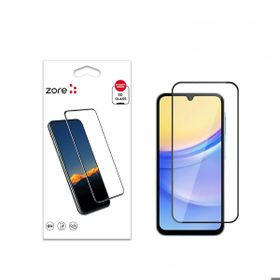 Zore Samsung Galaxy A15 Uyumlu Kenarları Kırılmaya Dayanıklı Cam Ekran Koruyucu