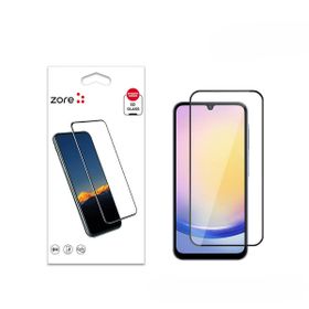 Zore Samsung Galaxy A25 Uyumlu Kenarları Kırılmaya Dayanıklı Cam Ekran Koruyucu