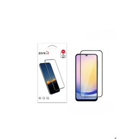Zore Samsung Galaxy A25 Uyumlu Kenarları Kırılmaya Dayanıklı Cam Ekran Koruyucu