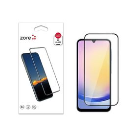 Zore Samsung Galaxy A25 Uyumlu Kenarları Kırılmaya Dayanıklı Cam Ekran Koruyucu