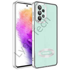 Zore Samsung Galaxy A32 4G Kamera Korumalı Logo Gösteren Omega Kapak Kılıf