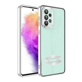 Zore Samsung Galaxy A32 4G Kamera Korumalı Logo Gösteren Omega Kapak Kılıf