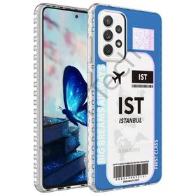 Zore Samsung Galaxy A33 5G Airbag Kenarlı Renkli Desenli Silikon Elegans Kapak Kılıf