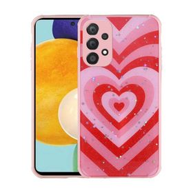 Zore Samsung Galaxy A33 5G Simli Desenli Kamera Korumalı Parlak Popy Kapak Kılıf