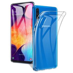 Zore Samsung Galaxy A50 İnce Şeffaf Esnek Silikon Kılıf