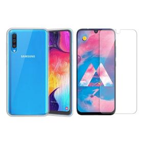 Zore Samsung Galaxy A50 Şeffaf Esnek Silikon Kılıf