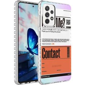 Zore Samsung Galaxy A52 Airbag Kenarlı Renkli Desenli Silikon Elegans Kapak Kılıf
