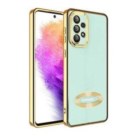 Zore Samsung Galaxy A53 5G Kamera Korumalı Logo Gösteren Omega Kapak Kılıf