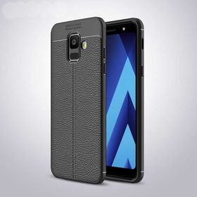 Zore Samsung Galaxy A6 2018 Niss Silikon Kapak-Siyah Kılıf