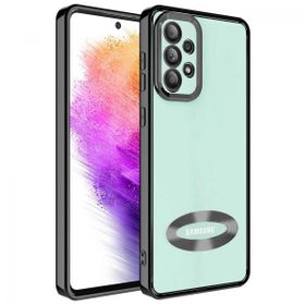 Zore Samsung Galaxy A73 Kamera Korumalı Logo Gösteren Omega Kapak Kılıf