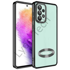 Zore Samsung Galaxy A73 Kamera Korumalı Logo Gösteren Omega Kapak Kılıf