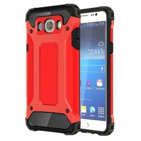 Zore Samsung Galaxy J7 Core / J7 Crash Kırmızı Zırhlı Tank Kapak Silikon Cep Telefonu Kılıfı