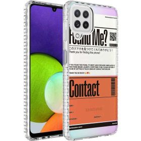 Zore Samsung Galaxy M32 Airbag Kenarlı Renkli Desenli Silikon Elegans Kapak Kılıf