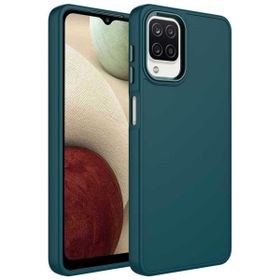 Zore Samsung Galaxy M32 Metal Çerçeve ve Buton Tasarımlı Silikon Luna Kapak Kılıf