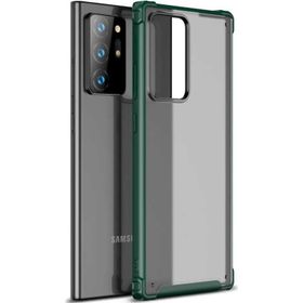 Zore Samsung Galaxy Note 20 Ultra Volks Kapak Koyu Yeşil Kılıf