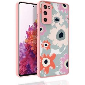 Zore Samsung Galaxy S20 Fe Desenli Kamera Korumalı Parlak Nora Kapak Kılıf
