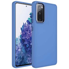 Zore Samsung Galaxy S20 Fe Metal Çerçeve Buton Tasarımlı Silikon Luna Kapak Kılıf