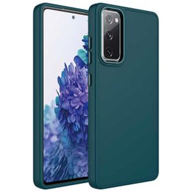 Zore Samsung Galaxy S20 Fe Metal Çerçeve Buton Tasarımlı Silikon Luna Kapak Kılıf