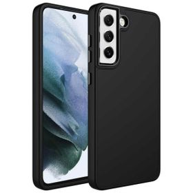 Zore Samsung Galaxy S21 Fe Metal Çerçeve Buton Tasarımlı Silikon Luna Kapak Kılıf