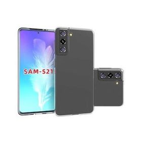 Zore Samsung Galaxy S21 Süper Silikon Kapak Şeffaf Kılıf