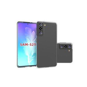 Zore Samsung Galaxy S21 Süper Silikon Kapak Şeffaf Kılıf