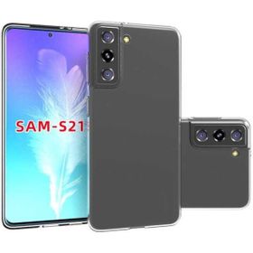 Zore Samsung Galaxy S21 Süper Silikon Kapak Şeffaf Kılıf