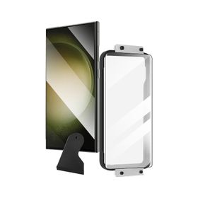 Zore Samsung Galaxy S22 Ultra Uyumlu Hizalama Aparatlı Estek Easy Body Ekran Koruyucu