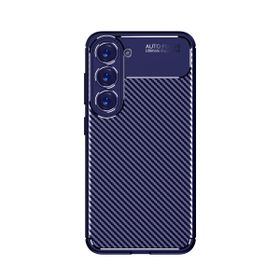 Zore Samsung Galaxy S23 Karbon Görünümlü Negro Silikon Kapak Cep Telefonu Kılıfı