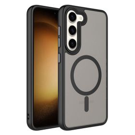 Zore Samsung Galaxy S23 Mat Arka Yüzey Wireless Şarj Flet Magsafe Kapak Cep Telefonu Kılıfı